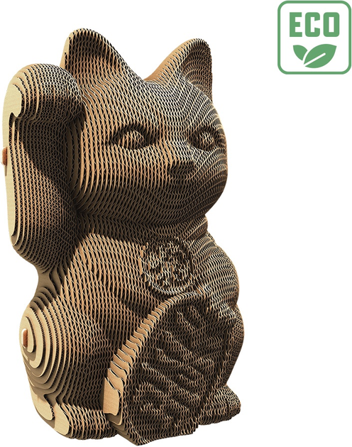 3D пазл-конструктор Cartonic 3D Puzzle Lucky cat Картонний (4820191133884) - зображення 3