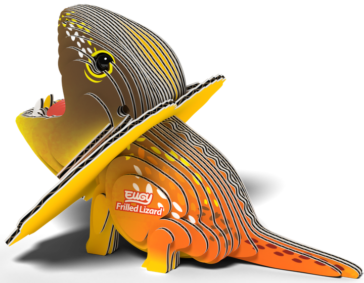 Model 3D do składania Eugy Zoo Jaszczurka pelikana (9421036940299) - obraz 5