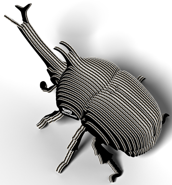 Model 3D do składania Eugy Zoo Żuk nosorożec (9421036940343) - obraz 4