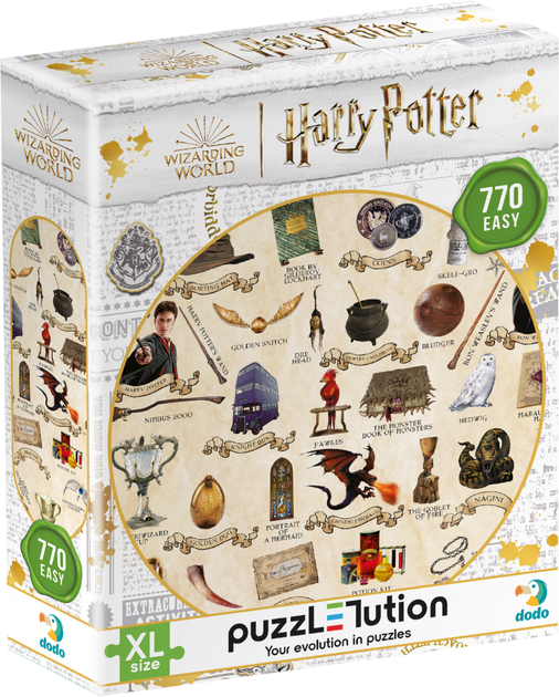 Пазл DoDo Easy-XL Harry Potter Посібник для чарівників 770 елементів (4823115909961) - зображення 1