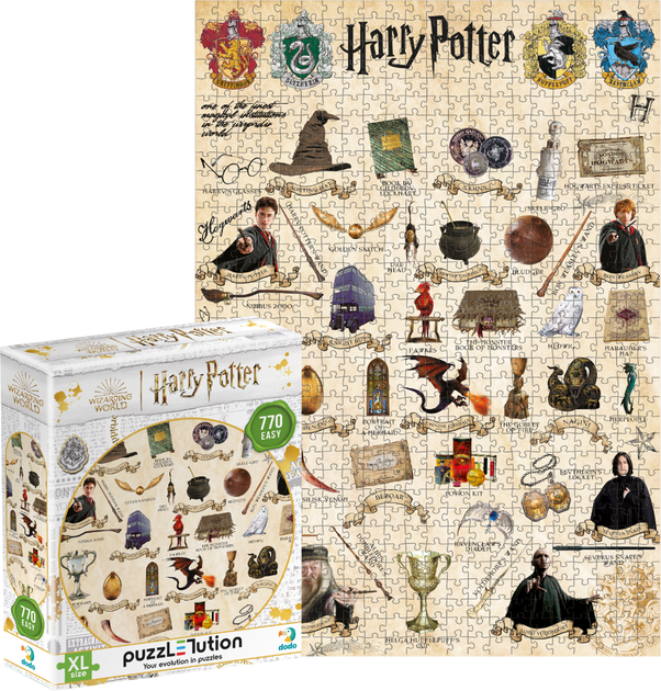 Пазл DoDo Easy-XL Harry Potter Посібник для чарівників 770 елементів (4823115909961) - зображення 2