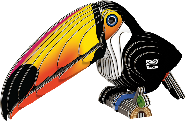 Model 3D do składania Eugy Zoo Tukan (9421036940367) - obraz 1