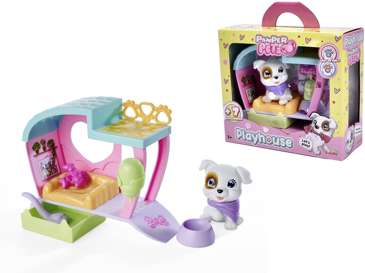 Zestaw do zabawy Simba Toys Pamper Petz Dom pupila. Z pieskiem i akcesoriami (4006592095635) - obraz 2