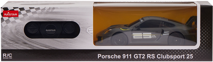 Машинка Rastar Porsche 911 GT2 RS Clubsport 25 1:24 Сірий (6930751322882) - зображення 8