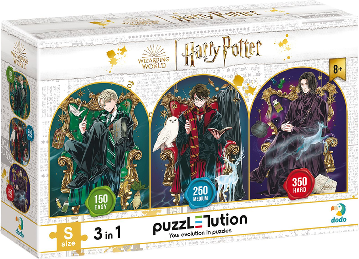 Puzzle 3 w 1 DoDo Harry Potter Dynastia czarodziejów (4823115910028) - obraz 1
