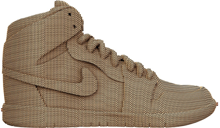 Puzzle 3D - konstruktor Cartonic 3D Puzzle Sneaker Kartonowy (4820191132788) - obraz 2