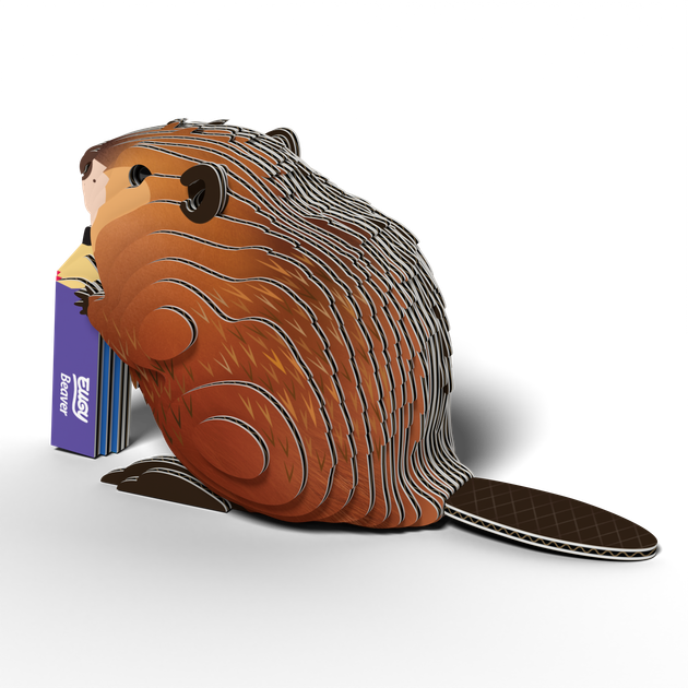 Збірна 3D модель Eugy Зоопарк Бобер (9421036940480) - зображення 5