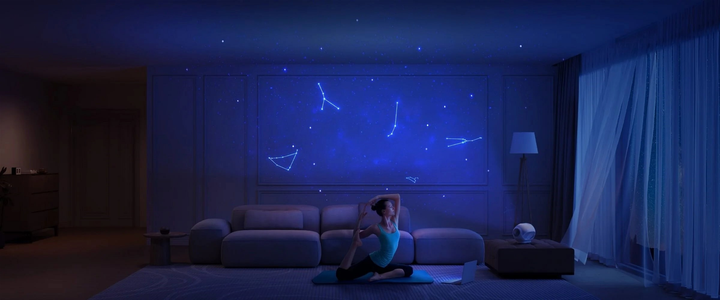 Projektor gwiazd Govee H6092 Galaxy Star Projector, RGB, WI-FI/Bluetooth Biały (6974316997702) - obraz 13