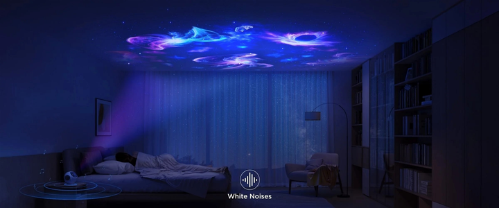 Projektor gwiazd Govee H6092 Galaxy Star Projector, RGB, WI-FI/Bluetooth Biały (6974316997702) - obraz 14