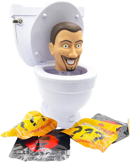 Zabawka w zestawie z akcesoriami Skibidi Toilet Mystery Surprise Toilet (1330) (810054665472) - obraz 7