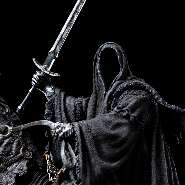 Statua Iron Studios LORD OF THE RINGS Nazgul on Horse Deluxe - Skala 1/10 (Władca Pierścieni) 42,5 cm (618231953561) - obraz 9
