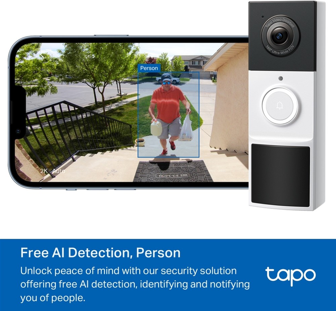 Wideodomofon TP-LINK Tapo D210 (4897098688069) - obraz 5