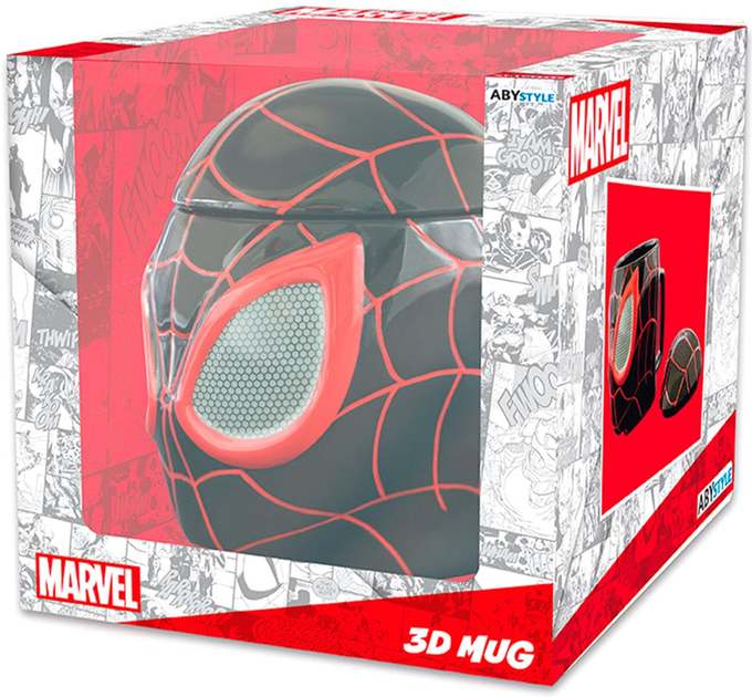 Kubek ABYstyle 3D MARVEL Spider-Man Miles Morales (Człowiek-Pająk) 400 ml (3665361102229) - obraz 6