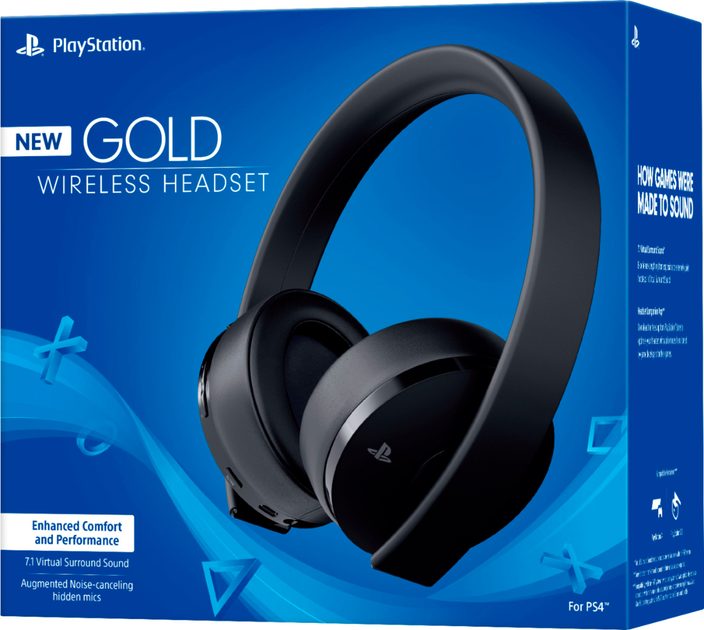 Słuchawki PlayStation Gold Wireless Headset Czarny (711719455165) - obraz 2