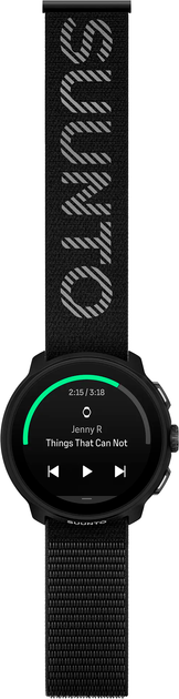 Смарт-годинник Suunto Run All Black W/Textile Strap (6417084212603) - зображення 7