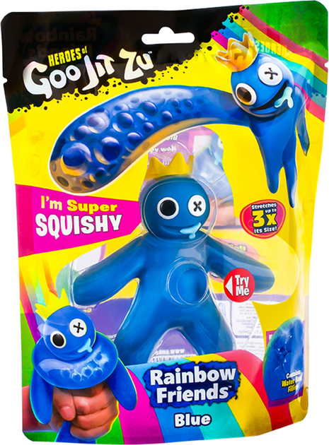 Figurka rozciągliwa GooJitZu Bohaterowie GooJitZu Blue Rainbow Friends (5029736082703) - obraz 2