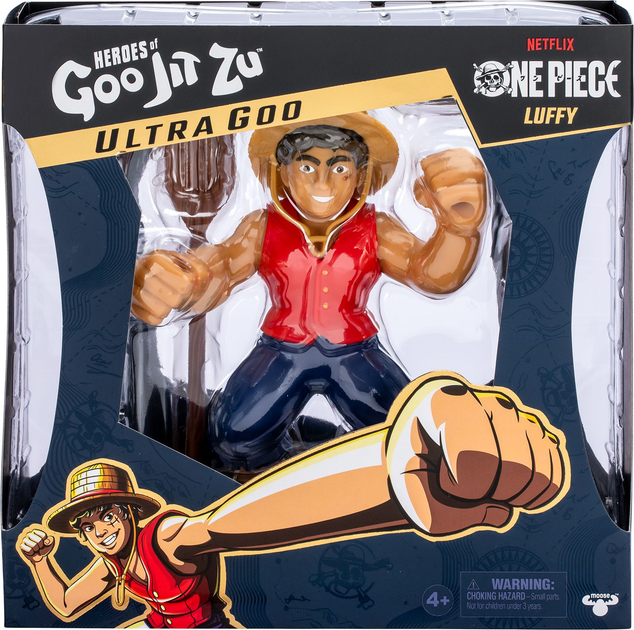 Figurka rozciągliwa GooJitZu Bohaterowie GooJitZu Monkey D. Luffy (630996429396) - obraz 1