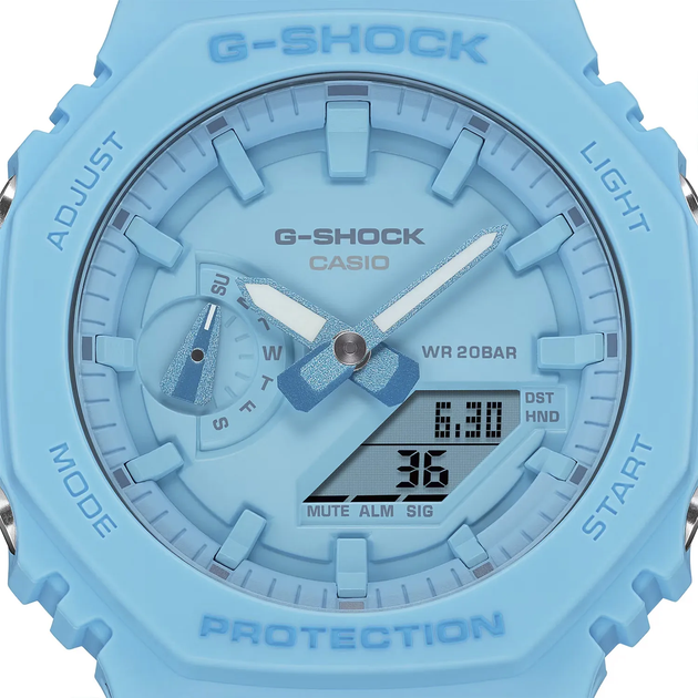 Zegarek Casio G-SHOCK Classic GA-2100 -2A2ER Blue - obraz 3