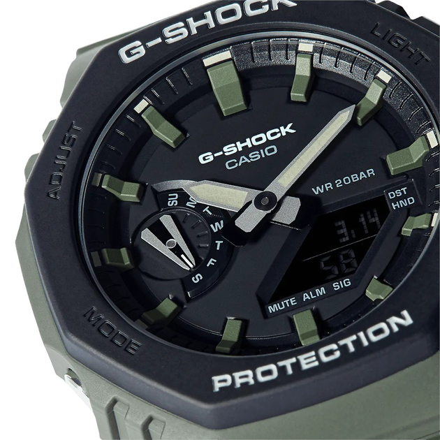 Чоловічий годинник Casio G-SHOCK GA-2110SU-3AER Green/Black - зображення 2