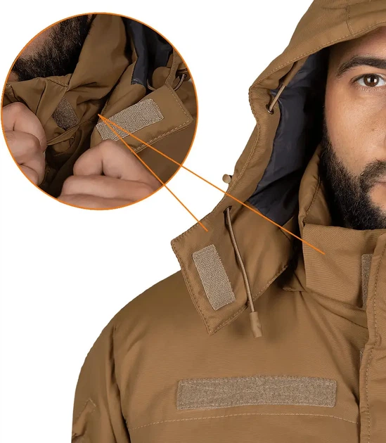 Куртка Camotec Patrol System 3.0 Nylon Taslan S Coyote - Фото 5 Куртка Camotec Patrol System 3.0 Nylon Taslan S Coyote - зображення 5