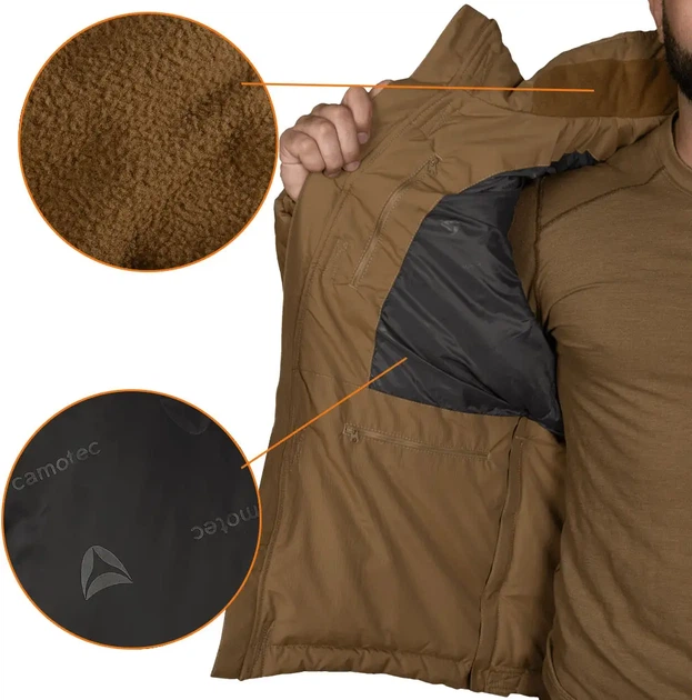 Куртка Camotec Patrol System 3.0 Nylon Taslan S Coyote - Фото 11 Куртка Camotec Patrol System 3.0 Nylon Taslan S Coyote - зображення 11