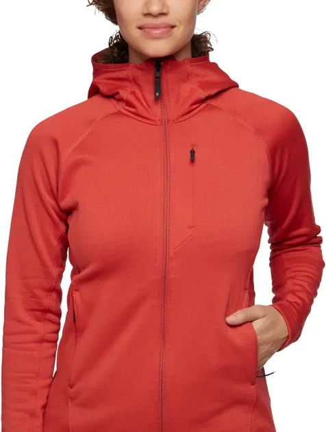 Флисовая кофта Black Diamond W Factor Hoody XS Grenadine - изображение 5