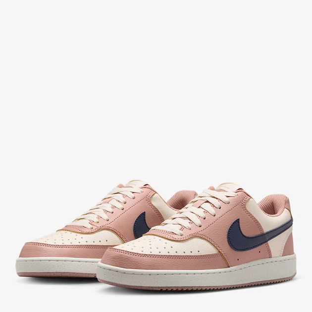 Женские кеды низкие Nike Court Vision Lo Nn DH3158-606 38 (7US) 24 см Particle Pink/Midnight Navy-Pale Ivory (198481708987) - Фото 3 Женские кеды низкие Nike Court Vision Lo Nn DH3158-606 38 (7US) 24 см Particle Pink/Midnight Navy-Pale Ivory (198481708987) - изображение 3