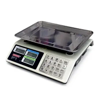 Весы торговые электронные Matarix MX-414 S MB 50кг аккумулятор сеть 220 В - изображение 6