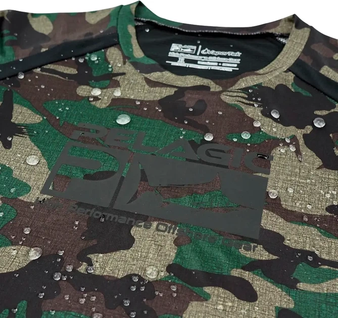 Лонгслив Pelagic Vaportek Long Sleeve Performance Shirt XXL Green Fish Camo - зображення 3