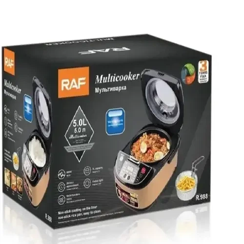 Многофункциональная мультиварка RAF R988 5 л 900 вт 21 программа приготовления - Фото 6 Многофункциональная мультиварка RAF R988 5 л 900 вт 21 программа приготовления - изображение 6