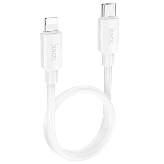 Дата кабель Hoco X96 Hyper Type-C to Lightning 20W (1m) White - Фото 1 Дата кабель Hoco X96 Hyper Type-C to Lightning 20W (1m) White - зображення 1