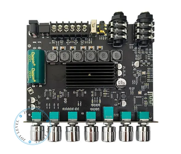 Усилитель звука с караоке 2.1 канал ZK-AM100 50x2 плюс 100 Ватт выход на сабвуфер D-класс на базе TPA3116D2 - Цвет Чёрный - изображение 6