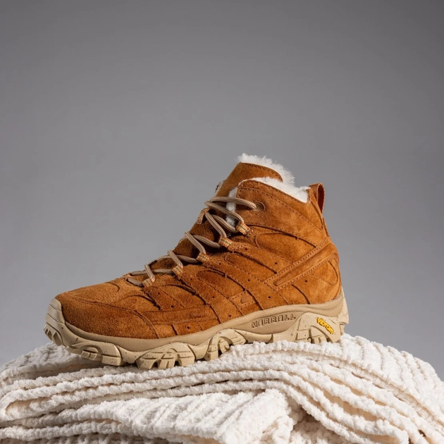 Zimowe trzewiki damskie ocieplane Merrell Moab 2 Decon Mid Cozy Luxe SE J008810 40 (6.5UK) 26 cm Brązowe (195021244288) - obraz 8
