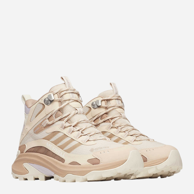 Buty trekkingowe damskie Gore-tex Merrell Moab Speed 2 Mid GTX J038822 40.5 (7UK) 26.5 cm Beżowe (195021269489) - obraz 2
