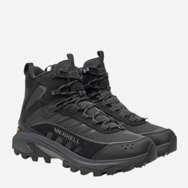 Buty trekkingowe męskie z membraną Merrell Moab Speed 2 Thermo Mid WP J068305 46.5 (11.5UK) 30 cm Czarne (195020381328) - obraz 2