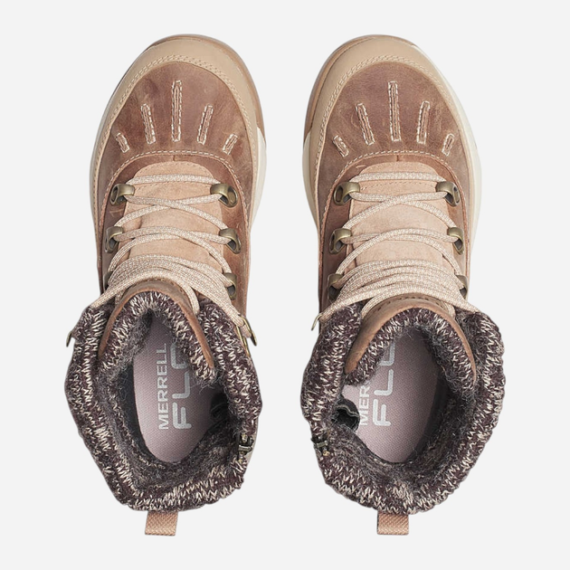 Жіночі черевики для трекінгу Merrell Siren 4 Thermo Mid Zip WP J038764 40.5 (7UK) 26.5 см Коричневі (195021266945) - зображення 4