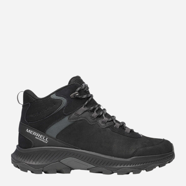 Чоловічі черевики для трекінгу з мембраною Merrell Speed Strike 2 Ltr Mid WP J038071 43 (8.5UK) 27 см Чорні (195020854808) - зображення 1