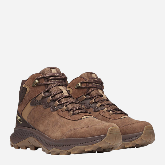 Чоловічі черевики для трекінгу з мембраною Merrell Speed Strike 2 Ltr Mid WP J038073 41 (7UK) 25.5 см Коричневі (195020854921) - зображення 2