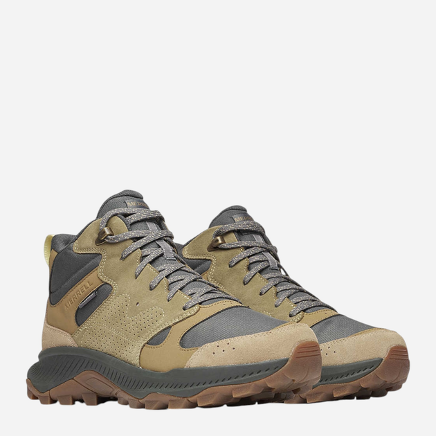 Buty trekkingowe męskie z membraną Merrell Tempo Sol Mid WP J038941 44.5 (10UK) 28.5 cm Khaki (195021275619) - obraz 2