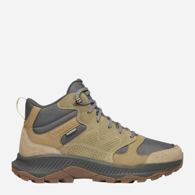 Buty trekkingowe męskie z membraną Merrell Tempo Sol Mid WP J038941 47 (12UK) 30.5 cm Khaki (195021304036) - obraz 1