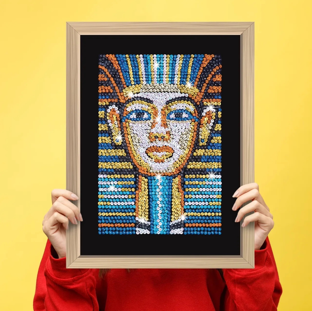 Zestaw dla kreatywności Sequin Art Blue Premium Kitfix Tutankhamun (5905935810807) - obraz 5
