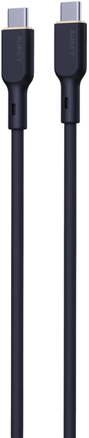 Kabel Aukey Circlet Blink 100W USB-C – USB-C 1 m Black (CB-SCC101 BK) - obraz 2