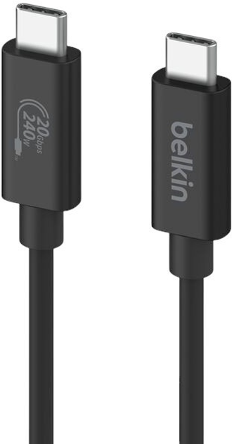 Kabel Belkin Connect USB 4 240W + 20 Gbps 2 m Black (INZ004BT2MBK) - obraz 3
