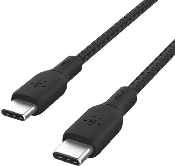 Kabel Belkin BoostCharge USB-C 2.0 100W 2 m Black (CAB014BT2MBK) - obraz 3