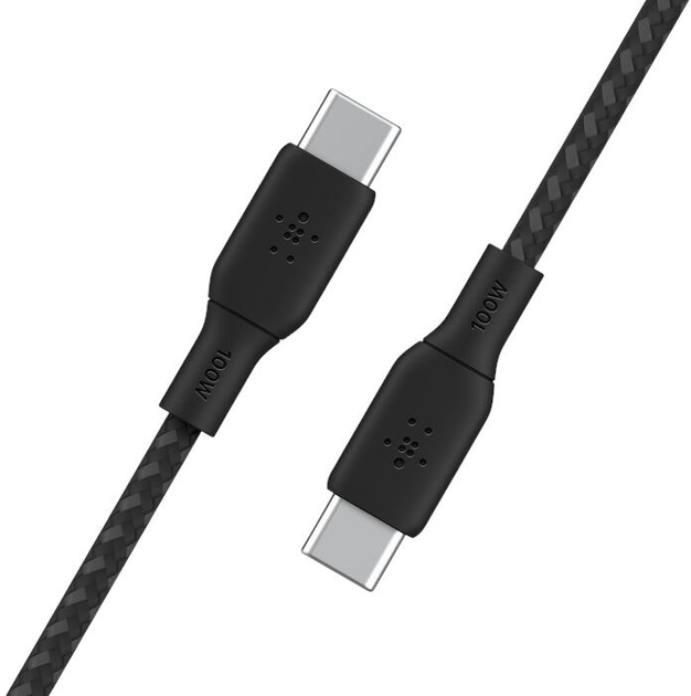 Kabel Belkin BoostCharge USB-C 2.0 100W 2 m Black (CAB014BT2MBK) - obraz 5