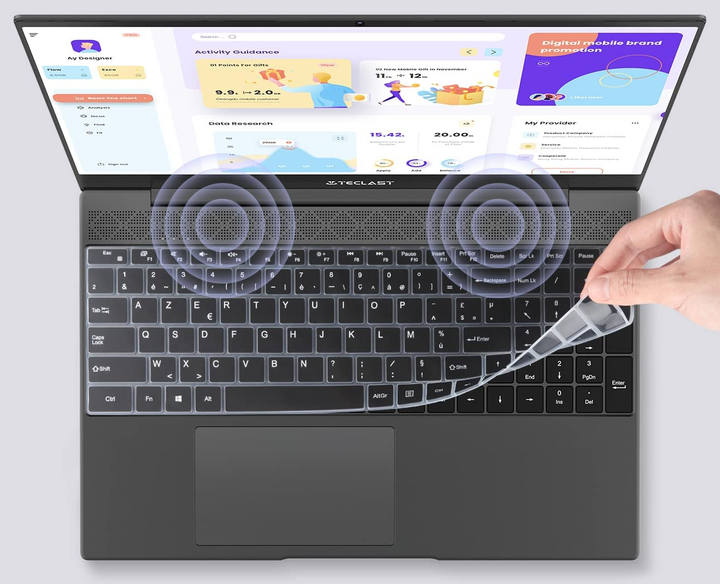 Ноутбук 15.6" Teclast F15 Plus 2 Intel Celeron N4120 RAM 8GB SSD 256GB Windows 11 Б/В - изображение 2
