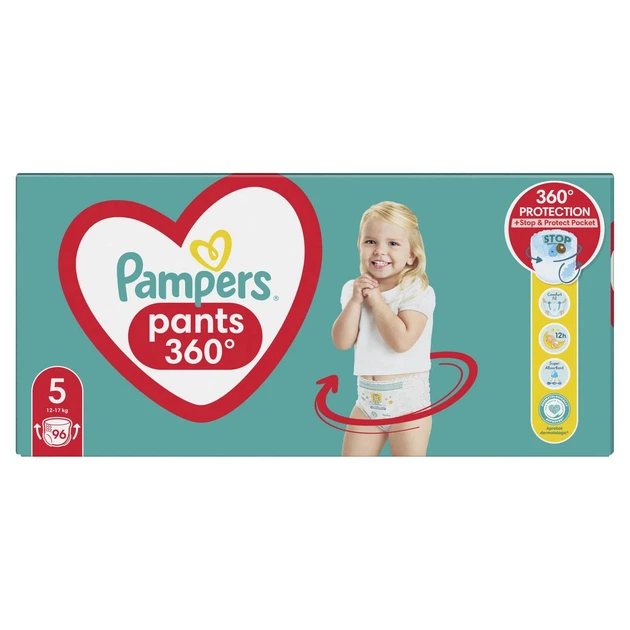 Подгузники-трусики Pampers Pants Размер 5 (11-17 кг) 96 шт - изображение 2
