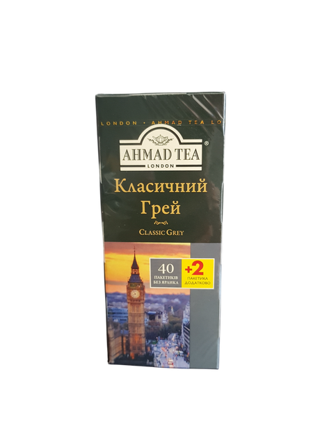 Чай чёрный с бергамотом Классик Грей Ahmad Tea 42 пакетика - изображение 2