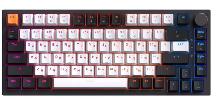 Клавиатура GamePro Asgard Valhalla 75% Exploded QLAB Orange