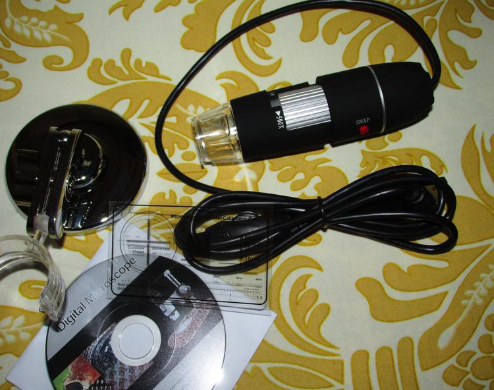 Цифровой микроскоп USB Magnifier SuperZoom 50-500X с LED подсветкой - изображение 7